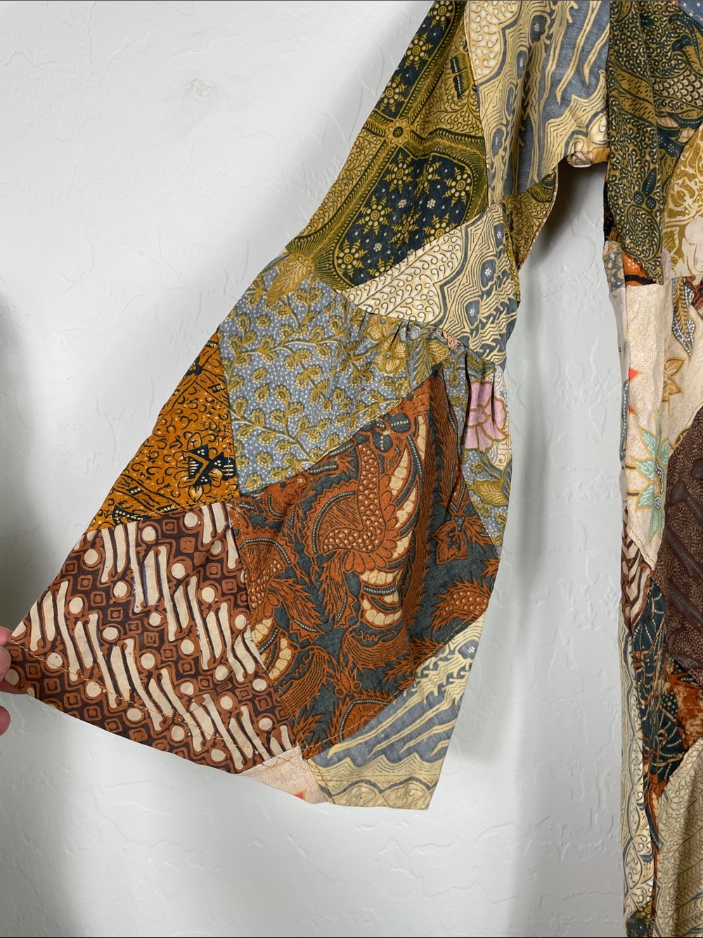 Gypsy Patchwork Print Tunic Top - Multi - Picture 3 of 7